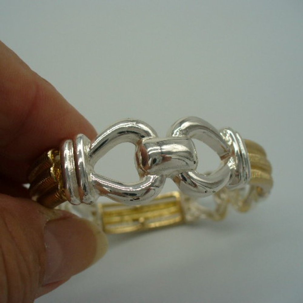 Gold & Silver Rope Bracelet - Picture 2 of 3